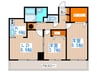 レジディア大通西 2LDKの間取り