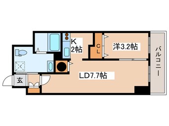 間取図 レジディア大通西