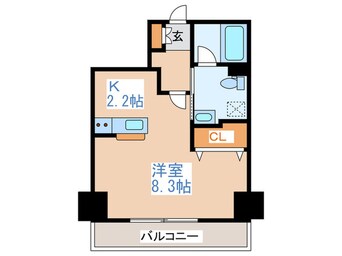 間取図 レジディア大通西