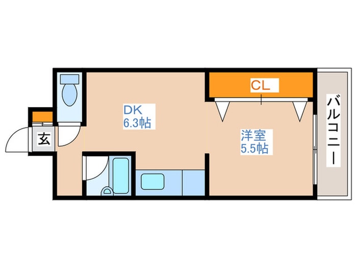 間取り図 ウエスト３５