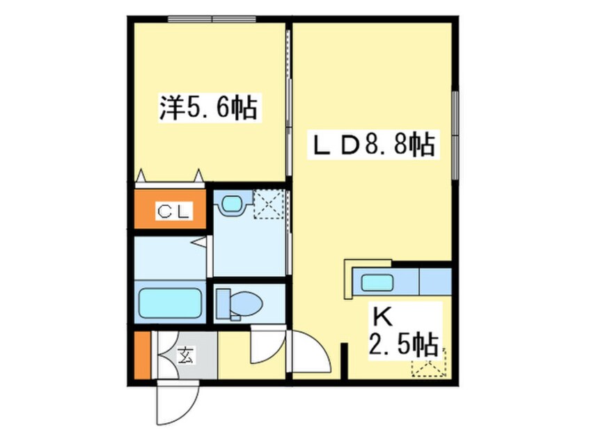 間取図 DAYS環状通東