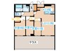 S-RESIDENCE南郷clarity 3LDKの間取り