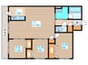 S-RESIDENCE南郷clarity 3LDKの間取り
