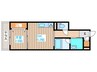 S-RESIDENCE南郷clarity 1DKの間取り