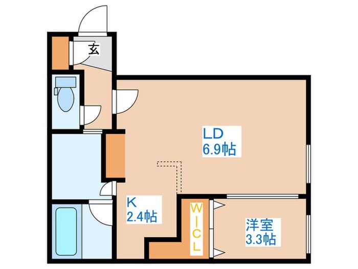 間取り図 マイン白石