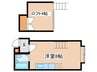ハイツポンム 1Rの間取り