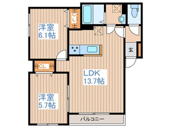 間取図 TIERRA　HIRAGISHI