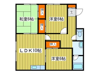 間取図 こまどりアパ－ト