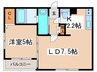 プレミアシティ元町 1LDKの間取り