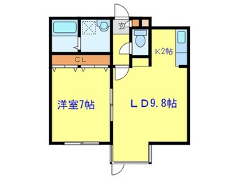 間取図 フレンドリー山の手