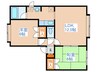 プラスパ－ク平岸Ａ 2LDKの間取り