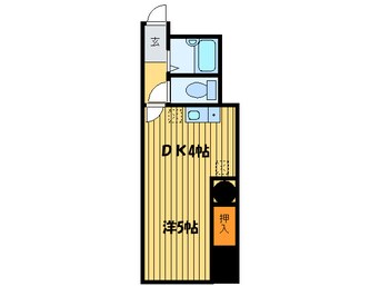 間取図 メゾンエクレ－レ中の島