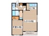 藤井マンション 1LDKの間取り