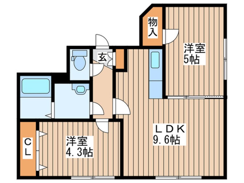間取図 アミーナⅥ