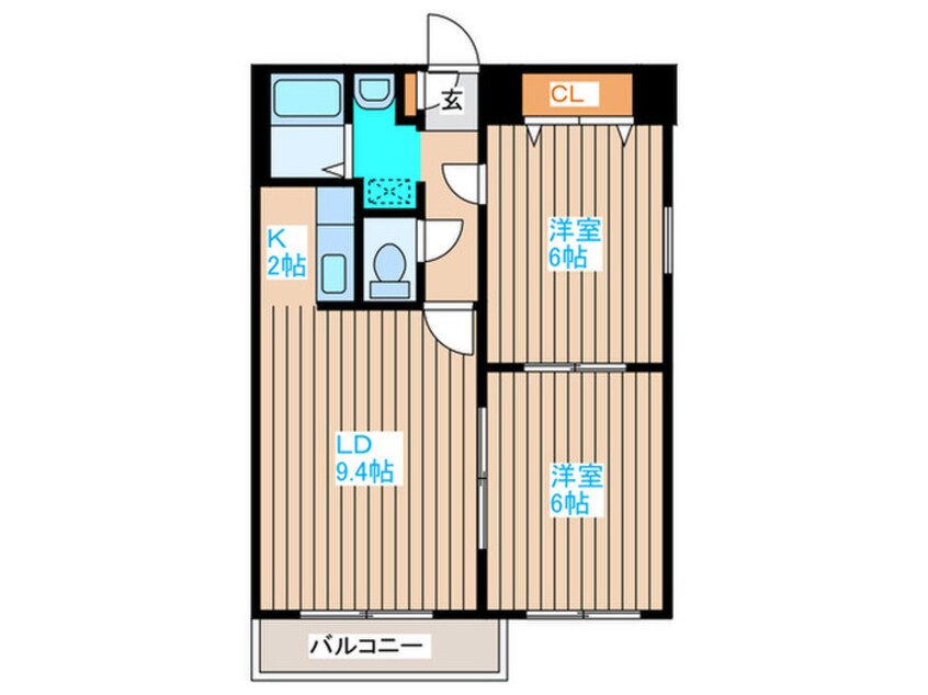 間取図 J・HOUSE南郷