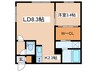 LiveaseN16 1LDKの間取り