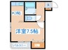 プレサント南８西８ 1Kの間取り
