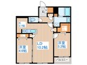 ALPHA GRANDE札幌南４条の間取図