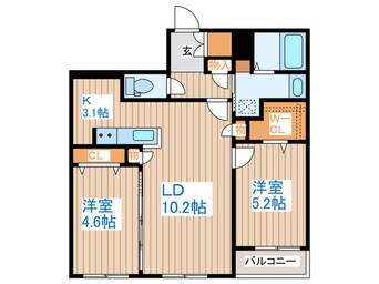 間取図 ALPHA GRANDE札幌南４条