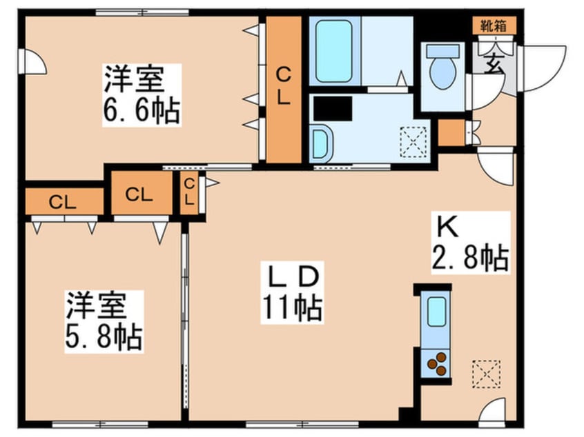 間取図 さくら福住