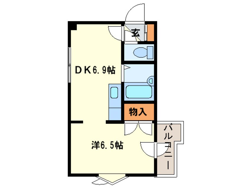 間取図 ハイムリバ－フィ－ルド