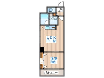 間取図 パティ－ナ東大通