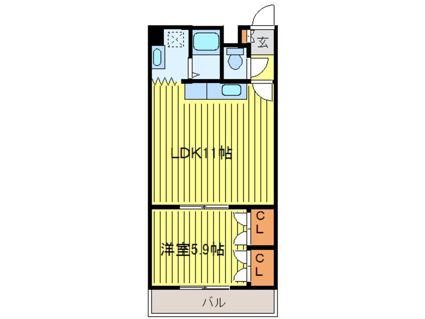 間取図 あいりん桑園