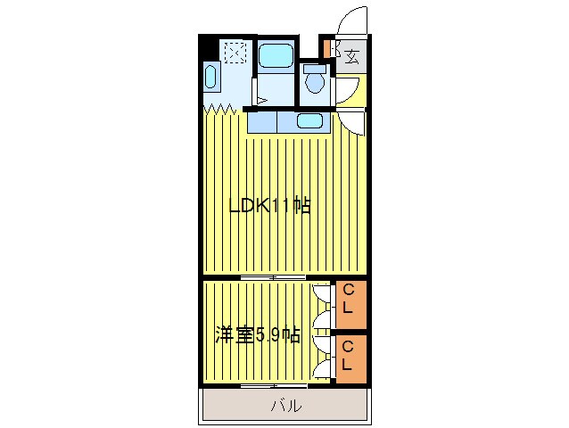 間取り図 あいりん桑園