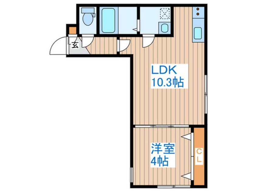 間取図 フェーラシュヴァル中島公園