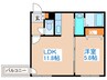 VIERGE北８条 1LDKの間取り