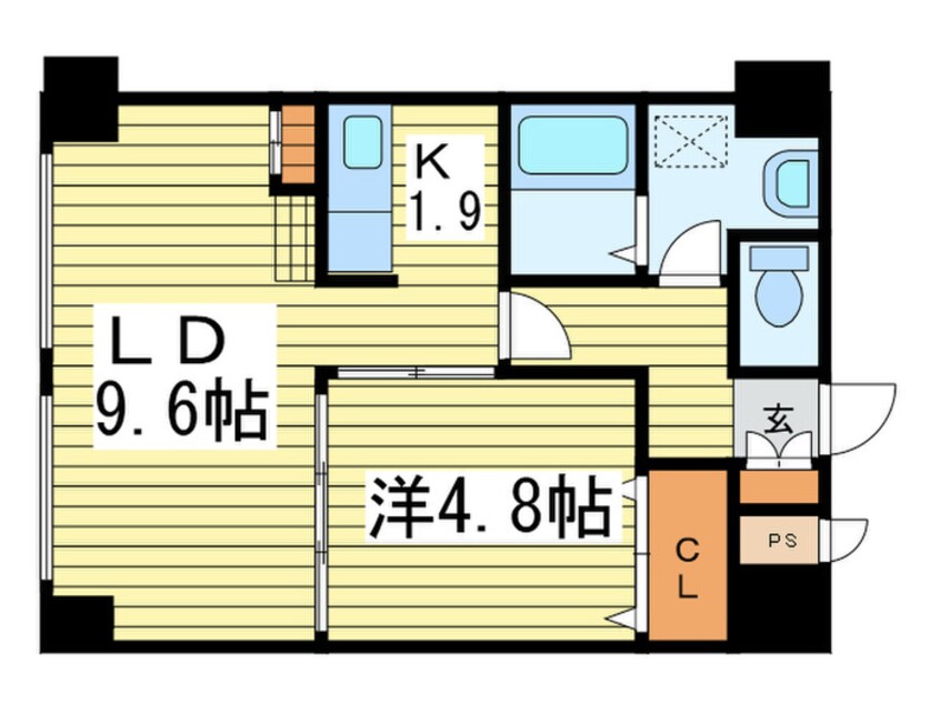 間取図 藤井ビル北１１条