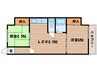 石橋ハイツ１ 2LDKの間取り