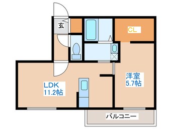 間取図 Regulus南郷