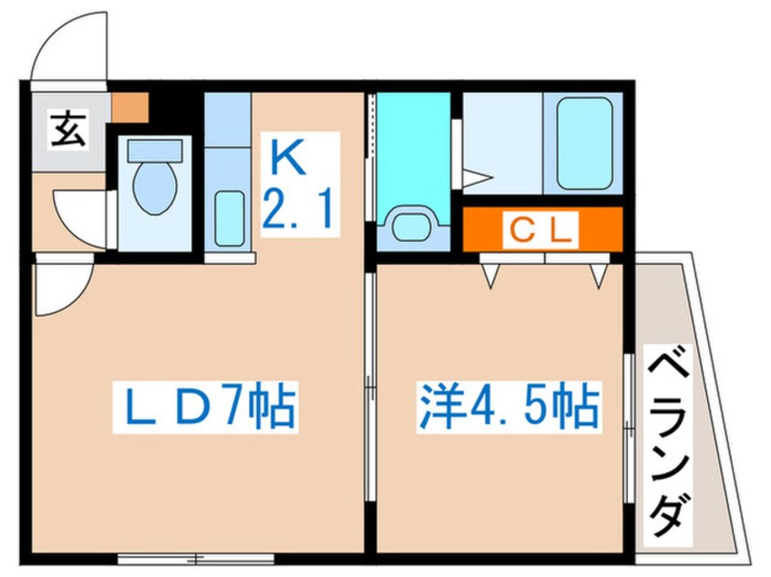 間取図 ル・ファールＮ１８