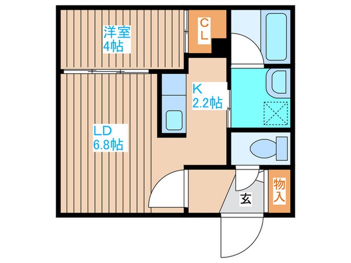間取り図 Dolce　南郷15