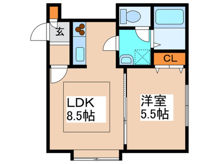 間取図 ア－クシティ西岡