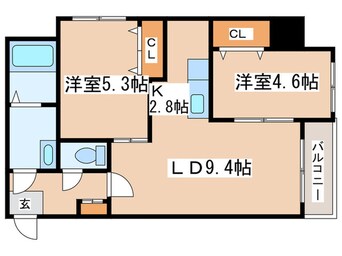 間取図 プレイオーネN２５
