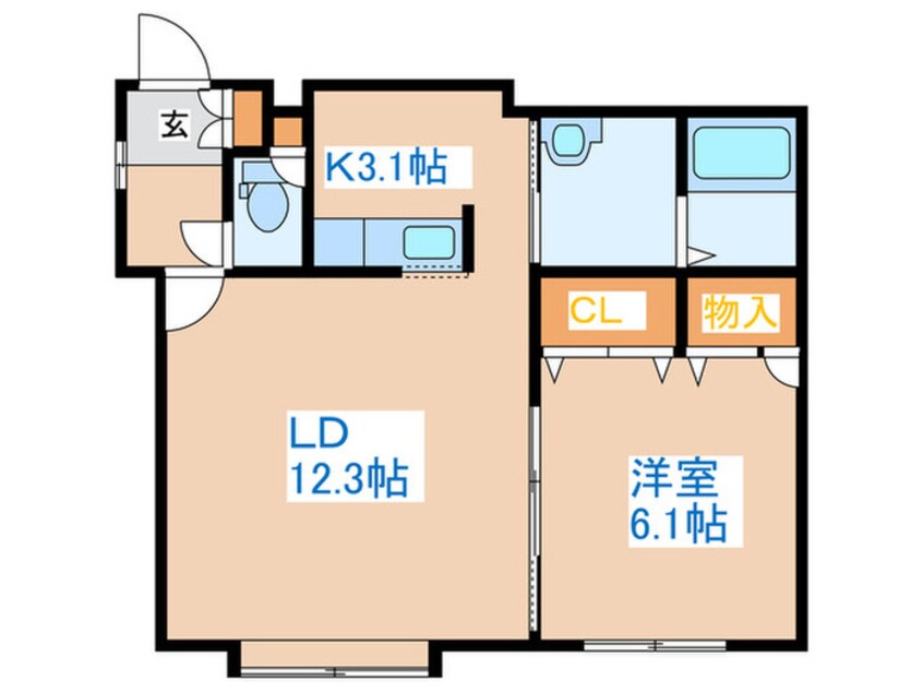 間取図 サン・マルセラン