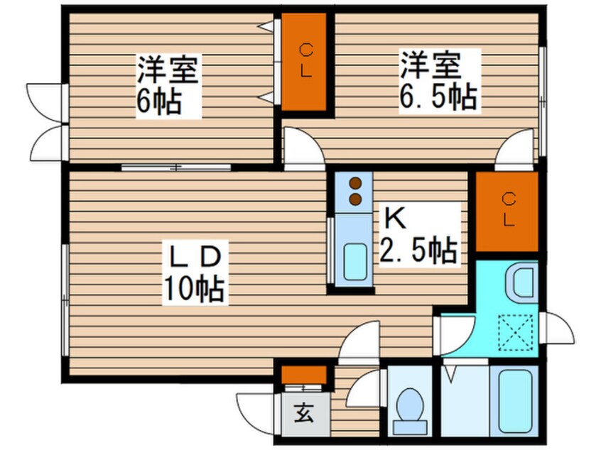 間取図 サンライズ２１