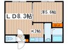 リージェントN札幌 1LDKの間取り