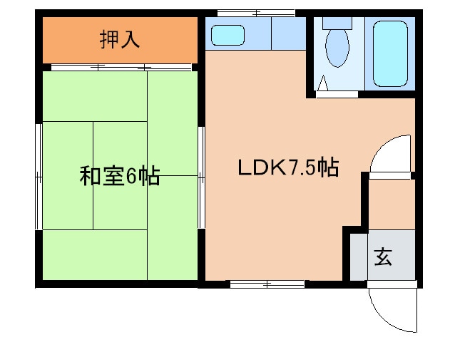 間取り図 オレンジハウス