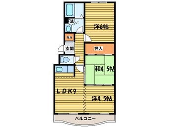 間取図 シャト－和田