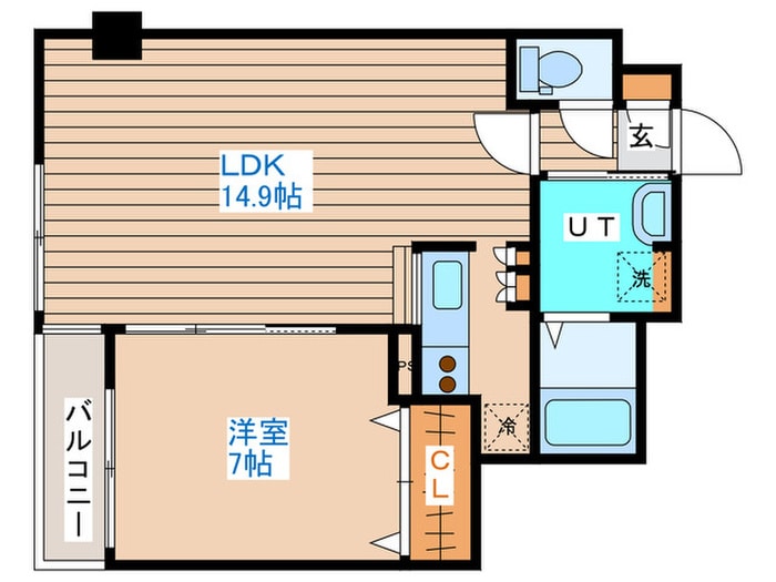 間取り図 Ｇ・ＦＬＡＴ／５１２