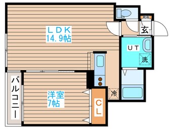 間取図 Ｇ・ＦＬＡＴ／５１２