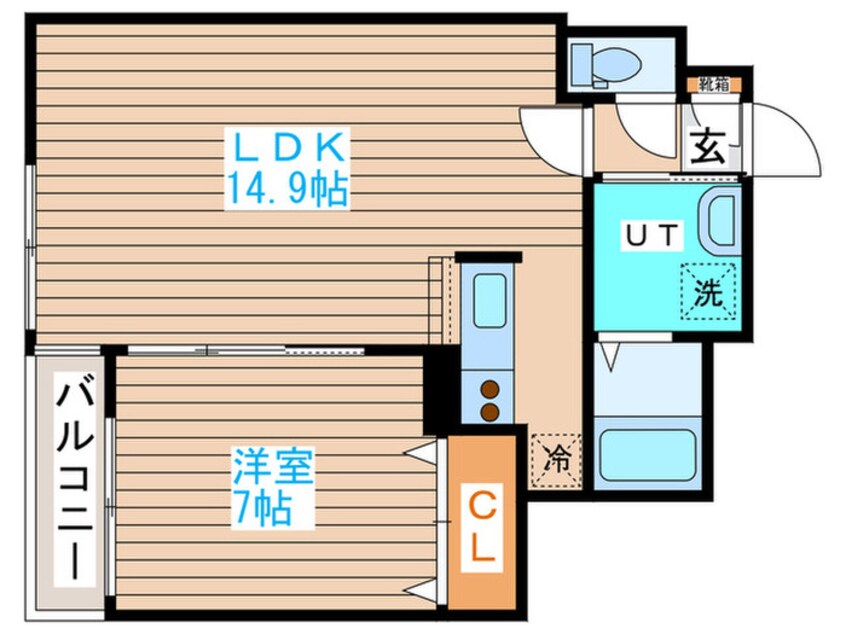 間取図 Ｇ・ＦＬＡＴ／５１２