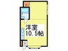 セシリア 1Rの間取り