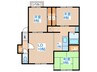 第３サンコ－マンション 3LDKの間取り