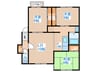 第３サンコ－マンション 3LDKの間取り