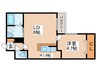 ホクエイヒルズ 1LDKの間取り