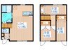 クレールⅡ 3LDKの間取り